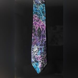Abstract Silk Tie
